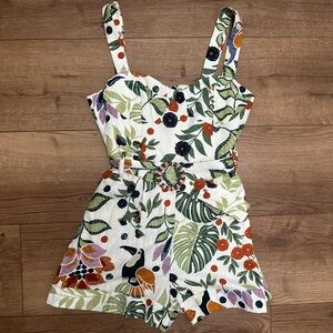 House of Harlow 1960 Floral Print Jumpsuit